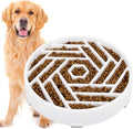 TOBYTO Slow Feeder Dog Bowls Large Medium Breed,Anti-Choking Slow Eating Dog Food Bowl,Non Slip Pet Slower Food Feeding Bowls Large Puzzle Slow Feeder Bloat Stop Maze Dog Dishes,White by TOBYTO