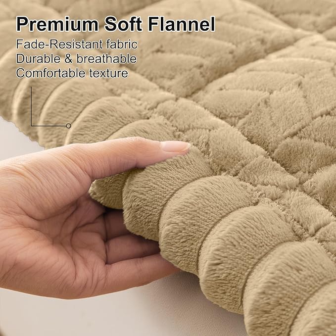 Smiry Couch Cover for Dogs, Non Slip Fuzzy Pet Sofa Covers Washable | Sofa Slipcovers for 3 Cushion Couch, Soft Thick Furniture Protector for Cats Dogs, Against Fur, Dirt, Scratch (35.4"x82.7") - Image 5