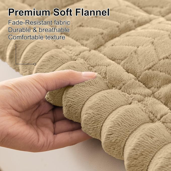 Smiry Couch Cover for Dogs, Non Slip Fuzzy Pet Sofa Covers Washable | Sofa Slipcovers for 3 Cushion Couch, Soft Thick Furniture Protector for Cats Dogs, Against Fur, Dirt, Scratch (27.6"x70.9") - Image 5