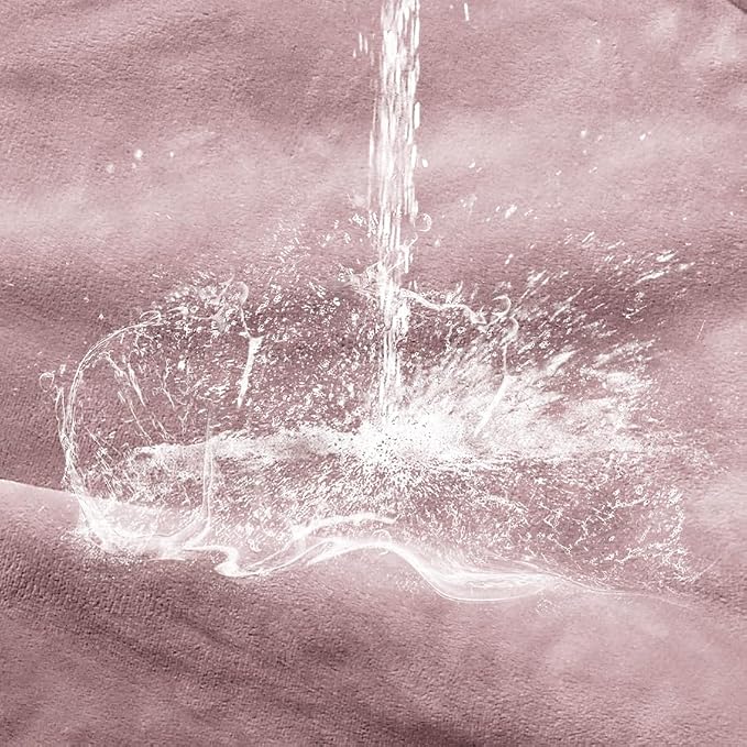 Soft Waterproof Blanket for Bed Couch Sofa, Dusty Pink, 30x40 inches | Liquid Pee Proof Pet Blanket for Dog Puppy Cat, Reversible Sherpa Fleece Blanket for Couch Cover, Furniture Protector - Image 6