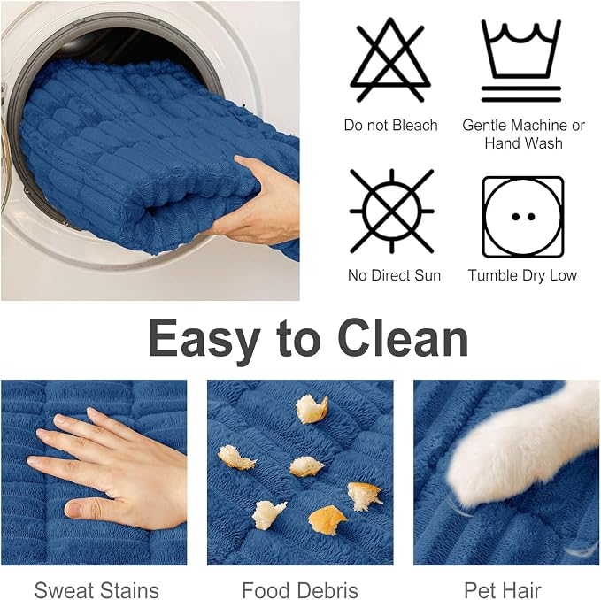 hyha Couch Cover for Dogs, Washable Non Slip Plush Flannel Sofa Protector | Thick Flannel, Anti-Slip Backing, Pet Hair & Scratch Protection, Fits Sofa & Loveseat (27.6" x 59") - Image 7