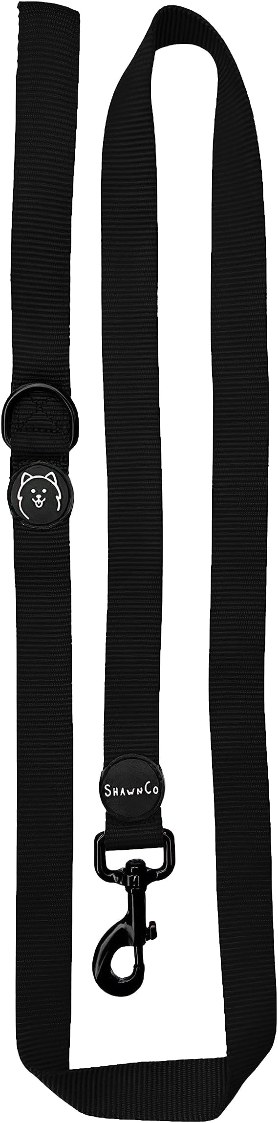 ShawnCo Dream Walk Dog Leash (Midnight,Small) | Soft Neoprene Handle, Premium, Durable, Nylon Pet Leash for Small, Medium and Large Dogs, For Everyday Walks and Training by SHAWNCO