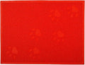 Cat Litter Box Debris Catcher Mat,Kitty Scatter Control Rug,16x12 Inches,5 Colors Available (Red) by DMWirelessCarCharger