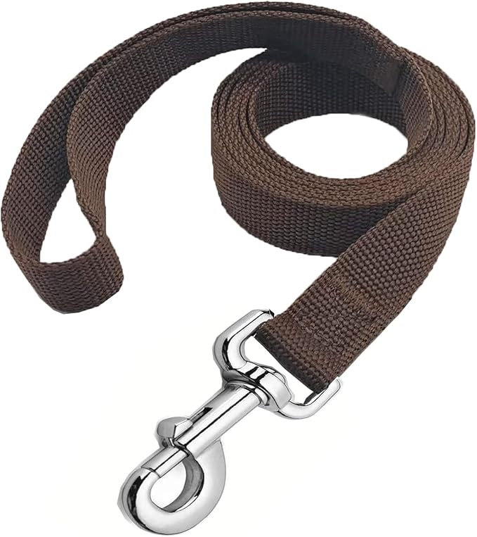 Strong Nylon Dog Leash, 4FT/ 5 FT/ 6FT Dog Leashes for Small Medium Dogs by MANDAO