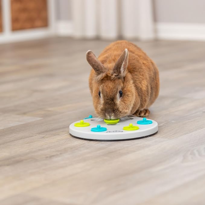 Trixie Rabbit Snack Board, Interactive Toy, Small Animal Puzzle, Mental Stimulation, Rabbit, Ferret, Bunny, Chinchilla - Image 4