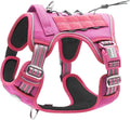 Auroth Tactical Dog Harness for Large Dogs No Pull Adjustable Pet Harness Reflective K9 Working Training Easy Control Pet Vest Military Service Dog Harnesses Rose Red S | No Choke, Heavy Duty, Reflective, Military K9, Adjustable, Handle, Easy Control f... by AurothPets