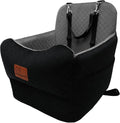 Dog Booster Car Seat for Medium/Small Sized Dogs,Memory Foam and Ultra Soft Fabric Car Pet Bed,Portable Travel Safety and Comfortable Dog Carseat with Washable Removable Cover,Thick Cushion（M-Blagre） by VERGODPRODogCarSeatBed