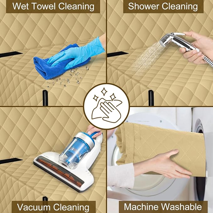 Waterproof Dog Backseat Cover for Cars, Non-Slip Pet Seat Protector, Khaki - Image 5