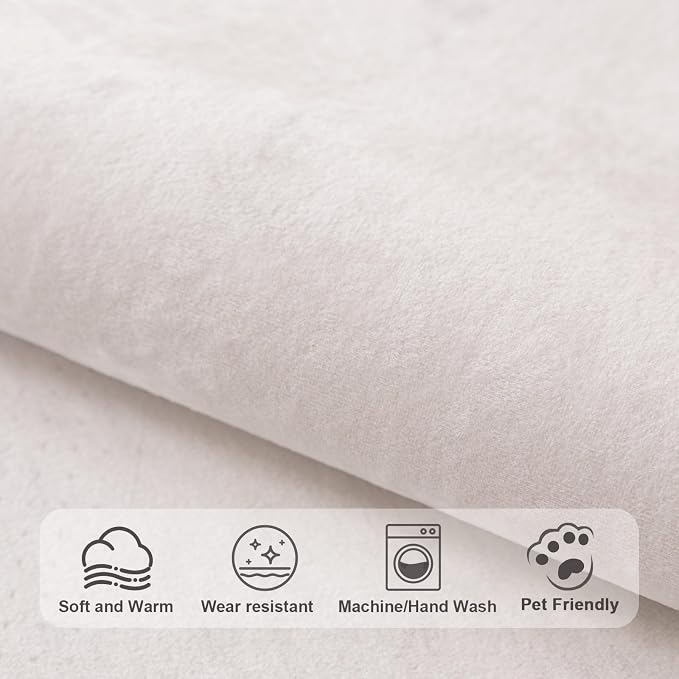 Easy Clean Couch Cover for Dogs,Non Slip Sofa Covers Washable for 3 Cushion Couch Sofa Sectional Sofa Slipcover, Furniture Protector (1 PCS 36"x94" White) - Image 5