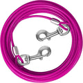 Dog Tie Out Cable, Dog Runner Cable | 10/15/20/25/30/50 FT Steel Cable with Sturdy Clips, Suitable for Yard Outdoor Use, Holds Large Dogs up to 165 Lbs by HOME