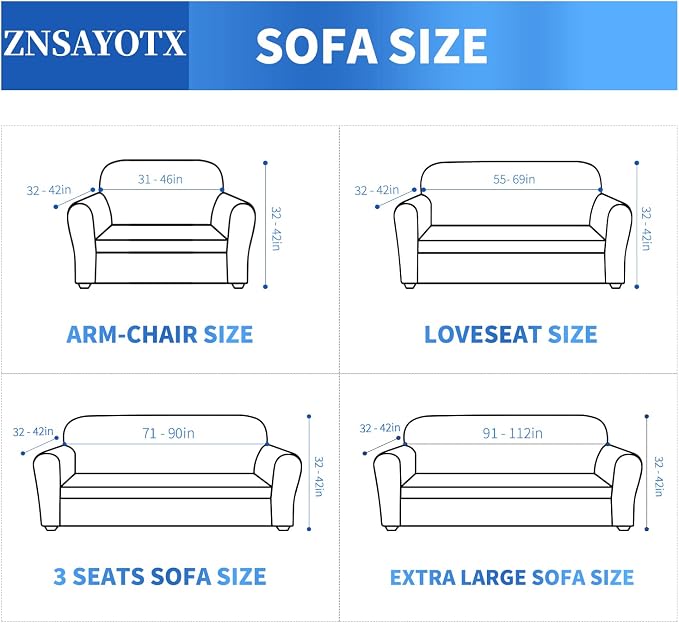 ZNSAYOTX 1 Piece Jacquard Chair Slipcovers for Living Room High Stretch Chair Covers with Arms Anti Slip Pets Friendly Couch Sofa Armchair Cover Furniture Protector (Chair, Dark Grey) - Image 6