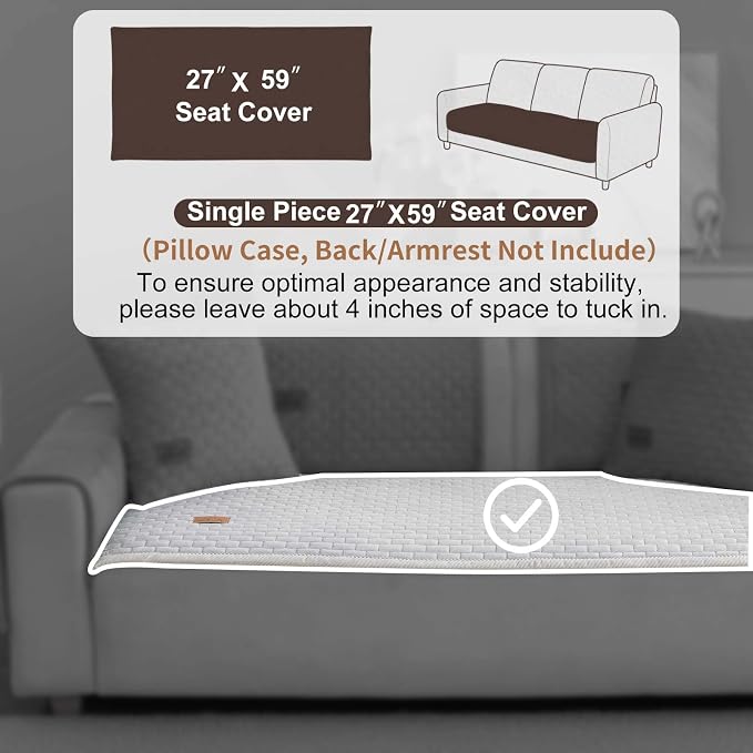 Washable Velvet Dog Couch Cover, Plush Pet Sofa Furniture Protector for 2-3 Cushion Couch, Non-Slip Washable Cover for Dogs(1PC/27.6"x59.1",Light Grey) - Image 2