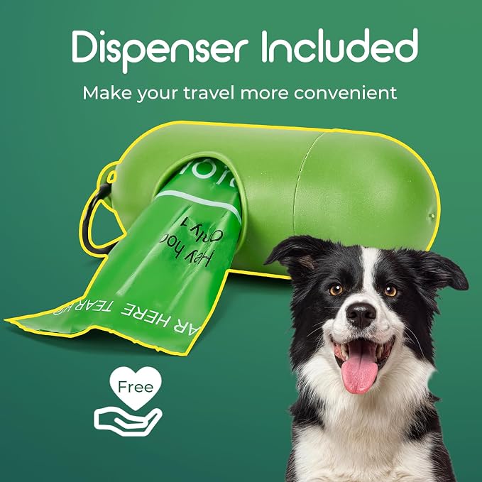 ATIFBOP Biodegradable Dog Poop Bags 150 Counts with Dispenser | Leak Proof, Extra Thick, with Dispenser - Image 6
