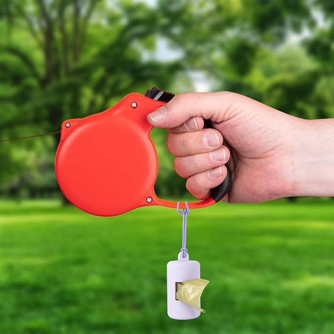 3Pack Dog Poop Bag Holder for Leash,Integrated Molding Soft Plastic Pet Waste Bag Dispenser with Elastic Loop Protable Doggie Poop Bag Dispensers - Image 2