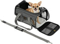 Sherpa Original Deluxe Travel Pet Carrier, Airline Approved & Guaranteed On Board - Charcoal Gray, Small by Sherpa