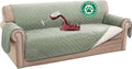 Turquoize 100% Waterproof Couch Cover Sofa Covers Washable Couch Covers for 3 Cushion Couch Sofa Pet Friendly Triple Non-Slip Couch Cover for Dogs Furniture Covers for Pets, Kids,Dog (Sofa 70", Sage) by Turquoize