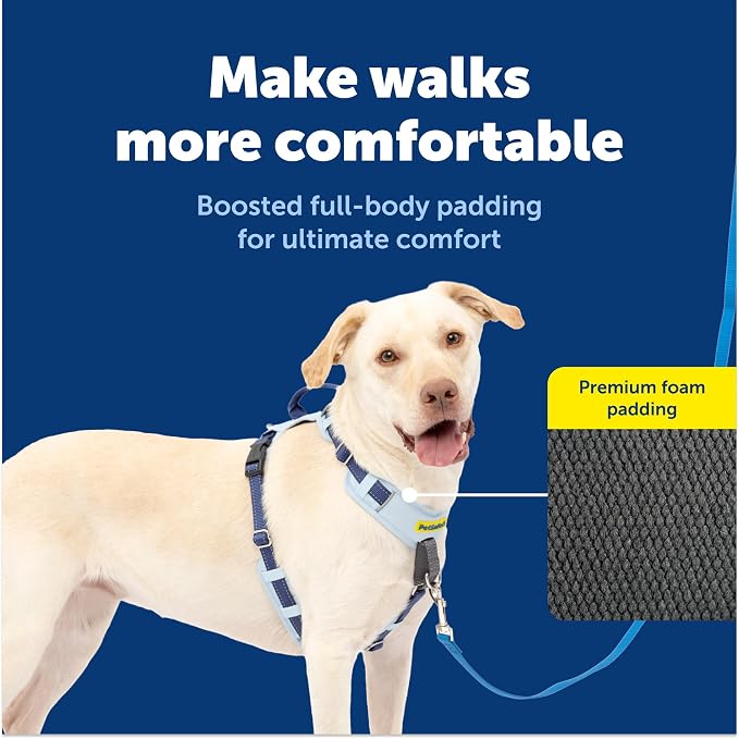 PetSafe Easy Walk Comfort No Pull Dog Harness, Blue, Large | Stops Pulling on First Use with Front Martingale Loop, Full-Body Padding, 5-Point Adjustable Fit - Image 3
