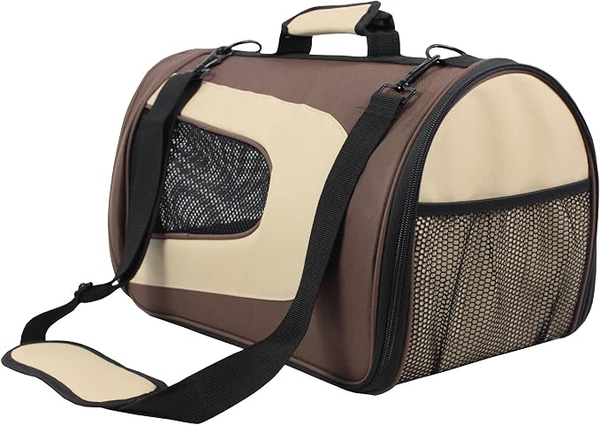 EliteField Deluxe Soft Pet Carrier for Cats and Dogs (3-Year Warranty) | Airline Approved, Waterproof, Plush Bed, Built-In Leash, Adjustable Shoulder Strap, Foldable - Image 2