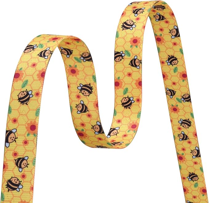 Mihqy Dog Collar for Small Dogs Puppy Cats, Fashion Design, Bee,XS | Neck Fit 7.9"-11.8", Multiple Patterns，4 Sizes for Small Medium Large Dogs, Comfortable for Walks and Outdoor Hikes - Image 4