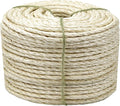 Cat Sisal Rope 164-Feet 4mm for Scratcher Repair and Replace Scratching Post, DIY Hemp Twine Rope for Cat Tree Tower Carpet Mat Kicker House, Pet Toy, and Crafts Gardening Home Decorating by Juomid
