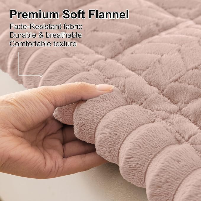 Smiry Couch Cover for Dogs, Non Slip Fuzzy Pet Sofa Covers Washable | Sofa Slipcovers for 3 Cushion Couch, Soft Thick Furniture Protector for Cats Dogs, Against Fur, Dirt, Scratch (35.4"x88") - Image 2