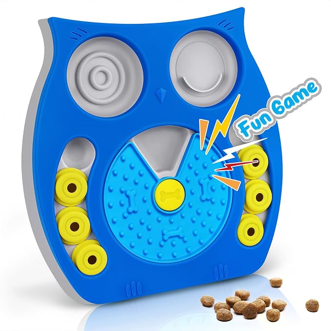 Joansan Dog Puzzle Toy, Enrichment Toy Treat Dispenser for IQ Stimulation | Lick-mat, Food Reward Puzzle Game Keeps Dogs Busy, Mental Stimulation to Reduce Anxiety for Puppies Dogs Cats by JoansanPet
