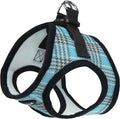Bark Appeal Blue Plaid Step-in Dog Harness for Small to Medium Sized Pets – Updated Sizing, Re-Measuring is Essential – Soft Vest Harness – Anti-Choke with Adjustable Strap & Heavy Duty Clip – M by BarkAppeal