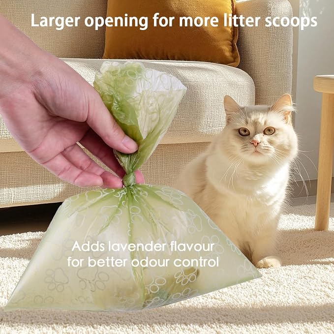 Poop Bags Rolls 256 Count - 9x13 Inches Green Thickened Leakproof Lavender scent Poo Bags for Dogs, Eco-Friendly Pet Waste Bags for Walking,Travel,Home - Image 8