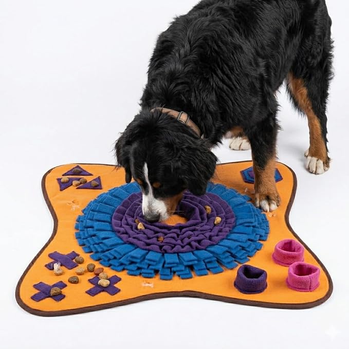 PET ARENA Adjustable Dog Snuffle Mat, Interactive Feeding Enrichment Toy | Encourages natural foraging, slows eating, reduces boredom, and provides mental stimulation for pets of all ages. by PETARENA