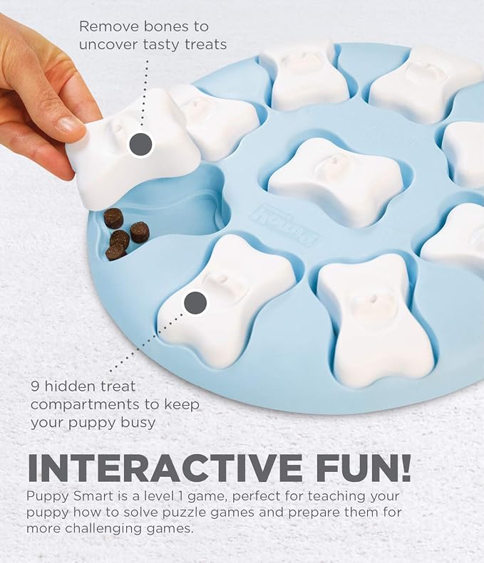 Outward Hound Nina Ottosson Puppy Tornado Dog Puzzle Interactive Treat Puzzle Dog Enrichment Dog Toy for Puppies, Level 2 Intermediate, Pink - Image 3
