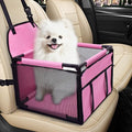 Dog Car Seat Puppy Portable Pet Booster Car Seat with Clip-On Safety Leash and Stable Fram, Anti-Collapse,Perfect for Small Pets by SWIHELP