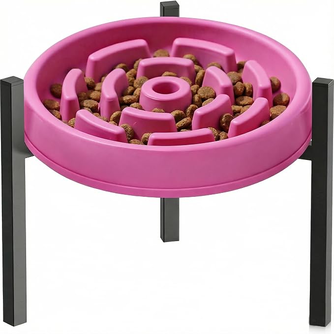 Adjustable Width Dog Bowl Holder - Single Bowl Feeder for Medium to Large Breed Dogs, fits Bowls from 8-11 inches, Sturdy Metal Construction, Ergonomic Design (Bowl not Included) (2Pack) - Image 2