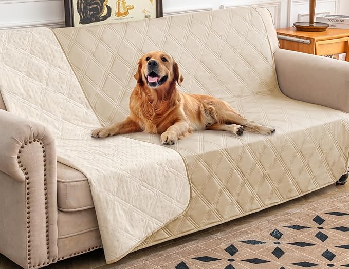 Ameritex Waterproof Dog Bed Cover Pet Blanket with Anti-Slip Back for Furniture Bed Couch Sofa by Ameritex