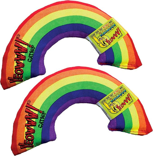 (2 Pack) Yeowww Catnip Toy, Rainbow 6" by YeowwwCatnip