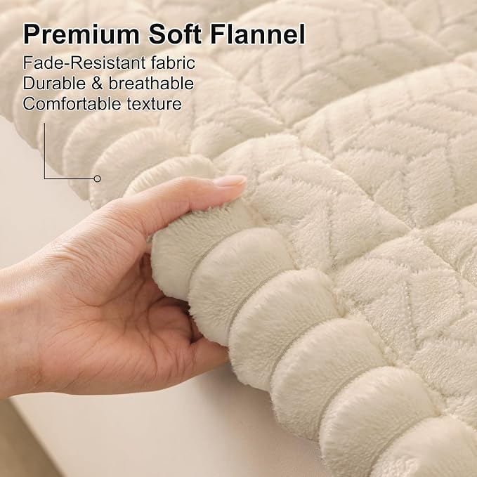 Smiry Couch Cover for Dogs, Non Slip Fuzzy Pet Sofa Covers Washable | Sofa Slipcovers for 2-3 Cushion Couch, Soft Thick Furniture Protector for Cats Dogs, Against Fur, Dirt, Scratch (27.6"x59") - Image 5