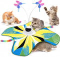 Interactive Cat Toy for Indoor Cats, Rechargeable 3-in-1 Hide and Seek Cat Toy with Spinning Butterfly & Plush Tail, Ultra-Quiet Touch Activated Self Play Cat Exercise Toy for Adult Cats & Kittens | Touch Activated, Spinning Butterfly, Plush Tail, Ultr... by kupet