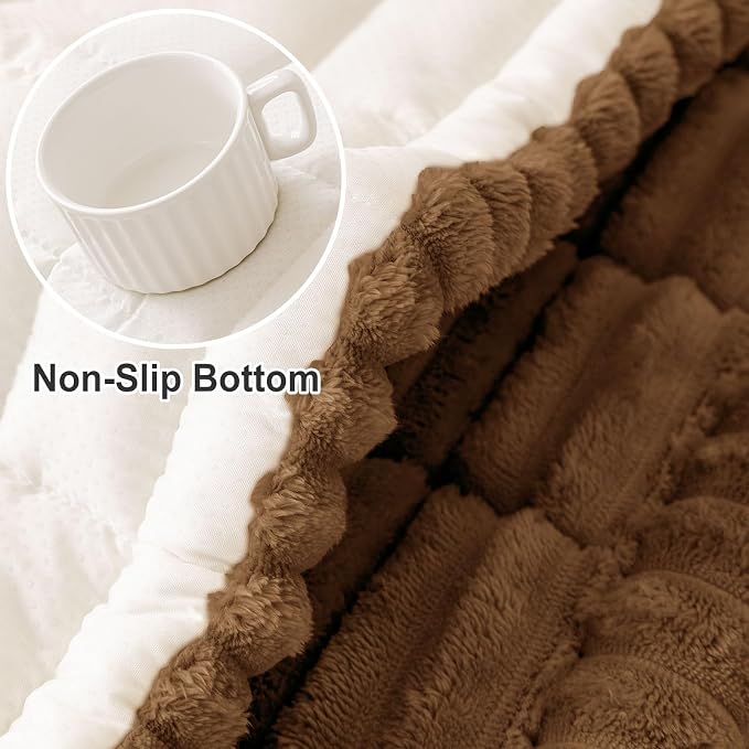 hyha Couch Cover for Dogs, Washable Non Slip Plush Flannel Sofa Protector | Thick Flannel, Anti-Slip Backing, Pet Hair & Scratch Protection, Fits Sofa & Loveseat (35.4" x 88") - Image 6