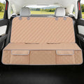 Bark Lover Dog Car Seat Cover for Back Seat Waterproof Backseat Protector, Nonslip Rear Seat Cover for Kids,Universal Size Fits Cars Trucks SUVs (Beige) by BarkLover