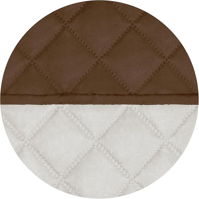 PureFit Reversible Chair Sofa Cover Dog Couch Covers for Sofa, 25.5 in | Coffee/Ivory, Water Resistant Couch Protector, Washable Pet Couch Cover with Non Slip and Elastic Straps For Kids - Image 5