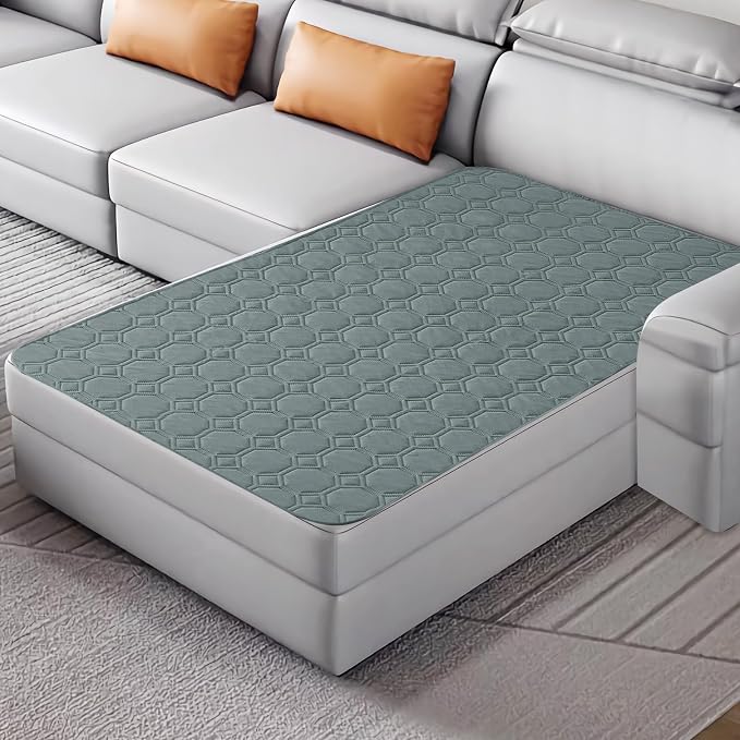 ZNSAYOTX Ultimate Cozy Blankets (40"x50") 100% Waterproof Chaise Mat Blanket for Dog Pets, Bed Couch Sofa Protector with Non-Slip Back Washable Durable, Pee Scratch Proof Easy to Clean (Dark Grey) by ZNSAYOTX