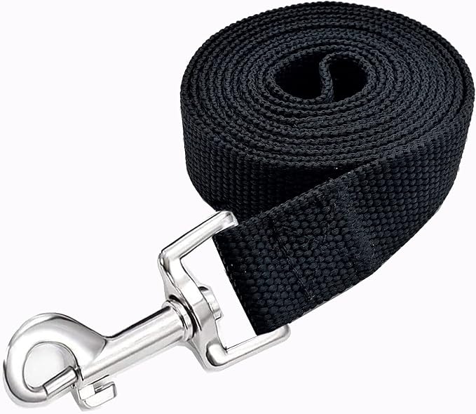Strong Nylon Dog Leash, 4FT/ 5 FT/ 6FT Dog Leashes for Medium Large Dogs (4 FT, Black) - Image 3