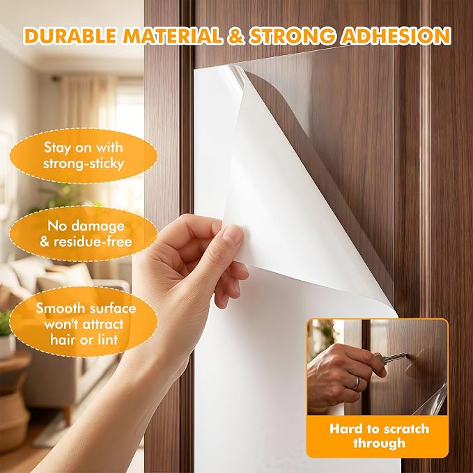 200"x12" Cat Scratch Furniture Protector, Couch Protector from Cat Claws, Heavy Duty Self-Adhesive Anti Scratch Furniture Protector for Sofa Back & Corners, Pet Furniture Guard - Image 3