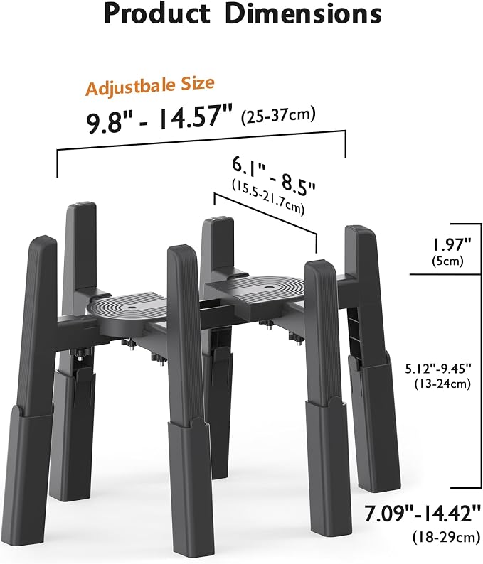 Dog Water Dispenser Stand, Pet Automatic Feeder Holder, Stand Only | Elevated Pet Water & Food Bowl for Medium Dogs, Stable and Anti-Slip Raised Bowl - Image 4