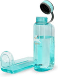 OllyDog OllyBottle Tritan Water Bottle with Detachable Dog Bowl | BPA Free Leakproof | 34oz | Share Water with Your Dog | Hiking Travel Camping (1L, Aqua Blue) by OllyDog