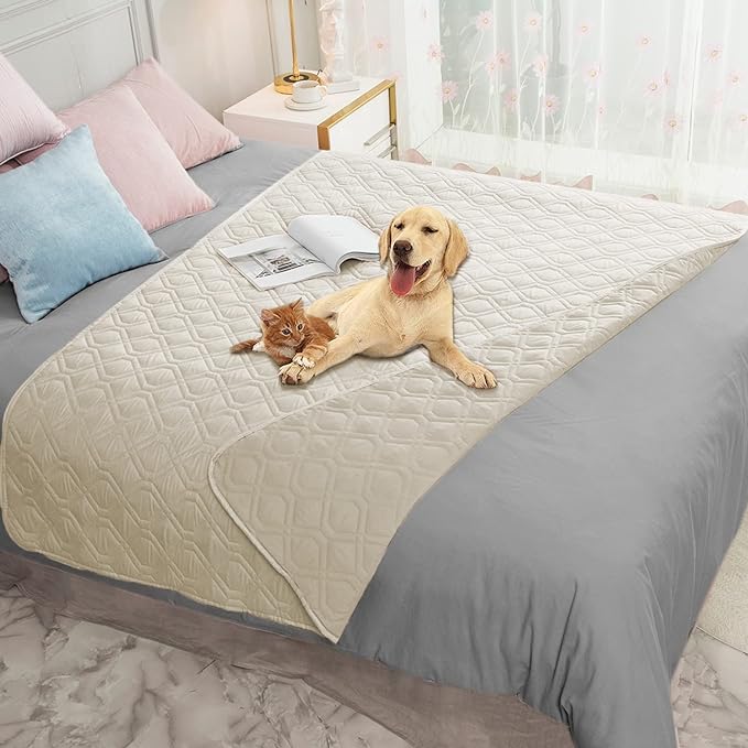 Ameritex Waterproof Blanket Reversible Dog Bed Cover Pet Blanket for Furniture Bed Couch Sofa - Image 6