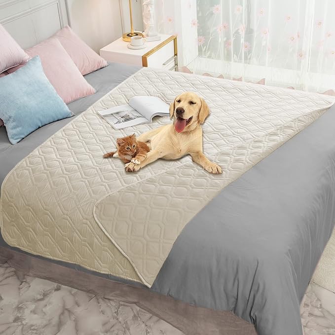 Ameritex Waterproof Blanket Reversible Dog Bed Cover Pet Blanket for Furniture Bed Couch Sofa - Image 5