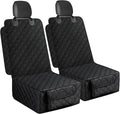 2 Pack Dog Car Seat Cover for Front Seat, Pet Car Seat Protector | Waterproof Scratchproof Non-Slip Captain Chair Cover, Full Protection with Side Flaps, Large Pocket, Fits Cars/Trucks/SUVs by SMATTO