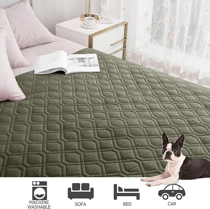 Ameritex Waterproof Dog Bed Cover Pet Blanket for Furniture Bed Couch Sofa Reversible - Image 4