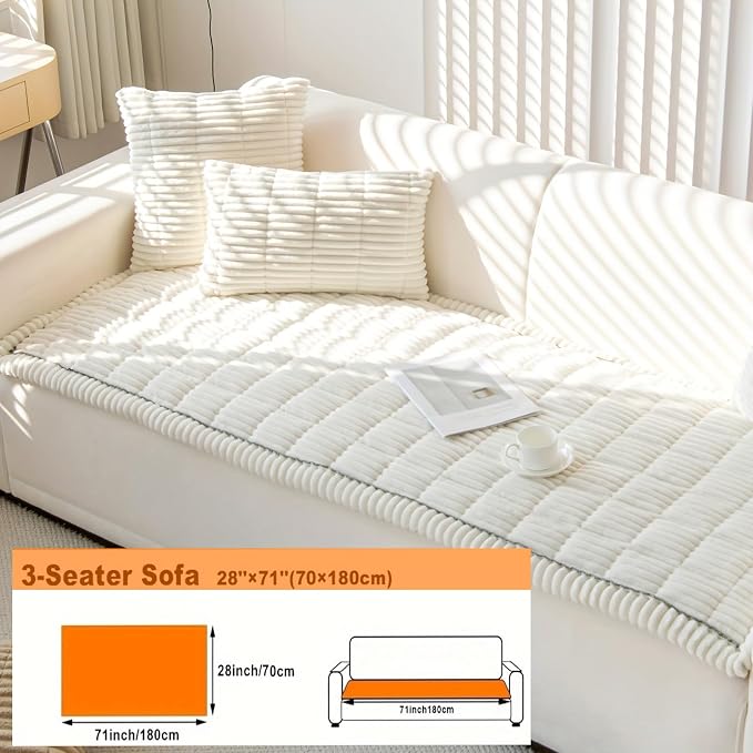 ZQFFB Couch Cover for Dogs Washable Non-Slip Pet Friendly Sofa Protector | Multiple Sizes Dog Blanket Fit Sectional Sofas & Loveseats, Prevents Pet Hair, Scratches & Stains - Image 6