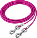 Dog Tie Out Cable, Dog Runner Cable | 10/15/20/25/30/50 FT Steel Cable with Sturdy Clips, Suitable for Yard Outdoor Use, Holds Large Dogs up to 165 Lbs by HOME